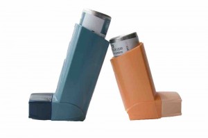 Asma: inhaladores de alivio y de control de la inflamación bronquial