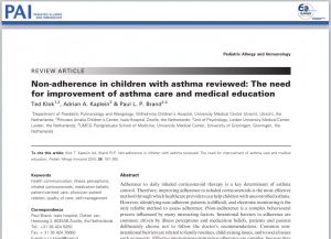 Adherencia al tratamiento del asma infantil