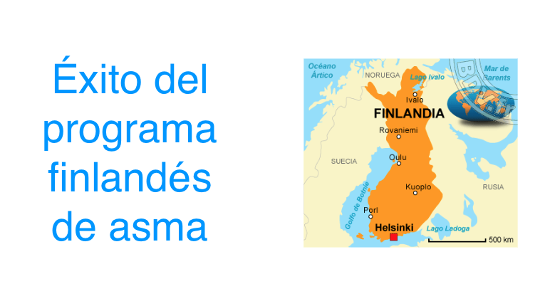 éxito del programa finlandés de asma