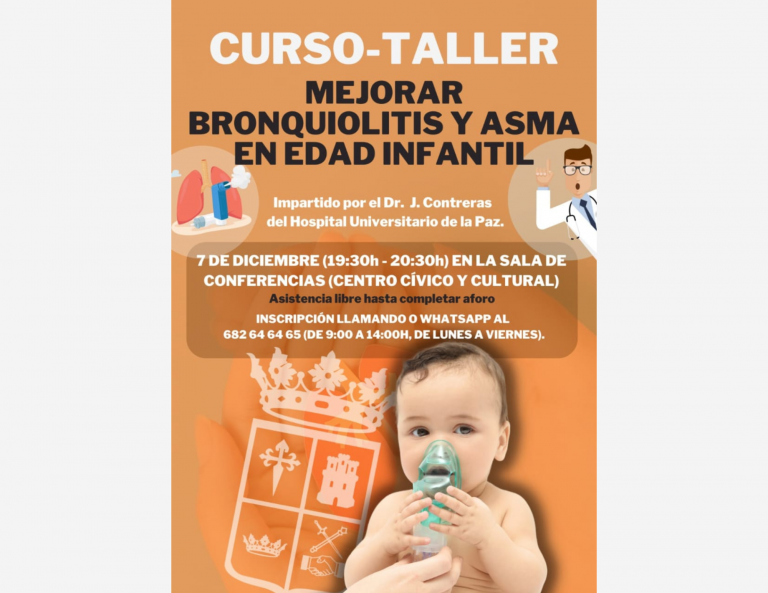 Taller de bronquitolitis, bronquitis y asma infantil.